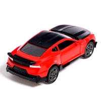 Машина металлическая &laquo;Ночные гонки&raquo;, инерционная, 1:32, открываются двери, звуковые и световые эффекты, цвет красный