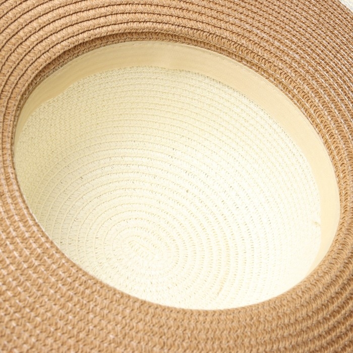 Шляпа женская MINAKU, цв. светло-коричневый, р-р 58 Шляпа женская MINAKU, цв. светло-коричневый, р-р 58