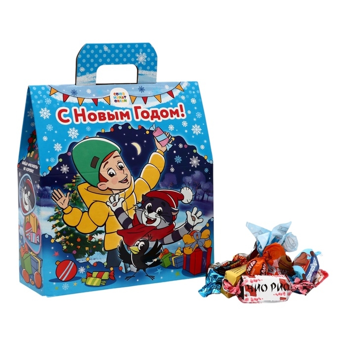 Новый год. Подарочный набор конфет &laquo;Простоквашино&raquo;, 500 г