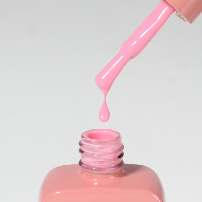 Гель лак для ногтей &laquo;SIMPLE&raquo;, 3-х фазный, 10 мл, LED/UV, цвет розовый (144)