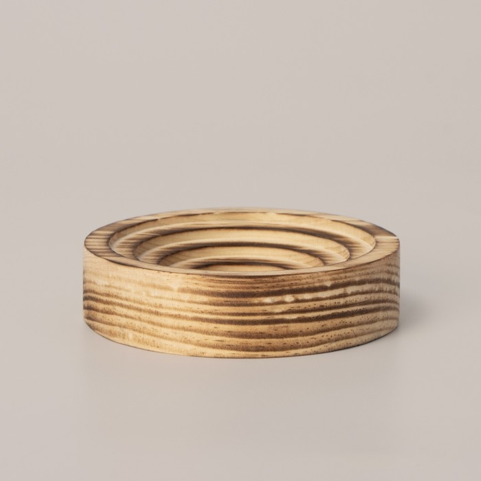 Подставка из цельного массива кедра Sima-Land Home, 10&times;2,5 см, обжиг