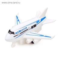 Самолёт металлический «Лайнер», инерционный, МИКС Самолёт металлический «Лайнер», инерционный, МИКС