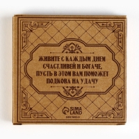 Подкова домовой &laquo;Мир вашему дому&raquo;, 7 х 7 см.