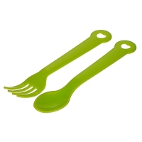 Набор детской посуды, 4 предмета: миска, ложка, вилка, бутылочка 200 мл, цвета МИКС Набор детской посуды, 4 предмета: миска, ложка, вилка, бутылочка 200 мл, цвета МИКС