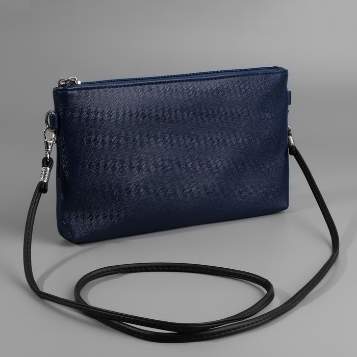 Ручка-шнурок для сумки, с карабинами, 120 × 0,6 см, цвет чёрный Ручка-шнурок для сумки, с карабинами, 120 × 0,6 см, цвет чёрный