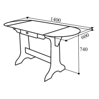 Кухонный уголок КУ-19 Л, 2 У, 1450х1050х830, Венге/Бежевый/Коричневый