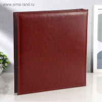 Фотоальбом на 500 фото 10х15 см "Узорный кант" кожзам,в коробке 5,5х34х32 см