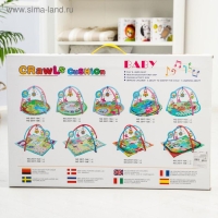 Развивающий коврик &laquo;Зоопарк&raquo;, с дугами и погремушками