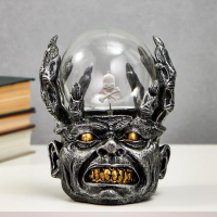 Плазменный шар полистоун "Страшилка" от 220В 14х13,5х17,5 см RISALUX Плазменный шар полистоун "Страшилка" от 220В 14х13,5х17,5 см RISALUX