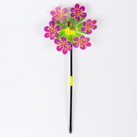 Ветерок &laquo;Бабочка на цветке&raquo;, цвет МИКС