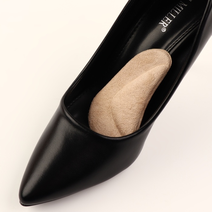 Супинаторы для обуви, на клеевой основе, 9,7 &times; 5,5 см, пара, цвет бежевый