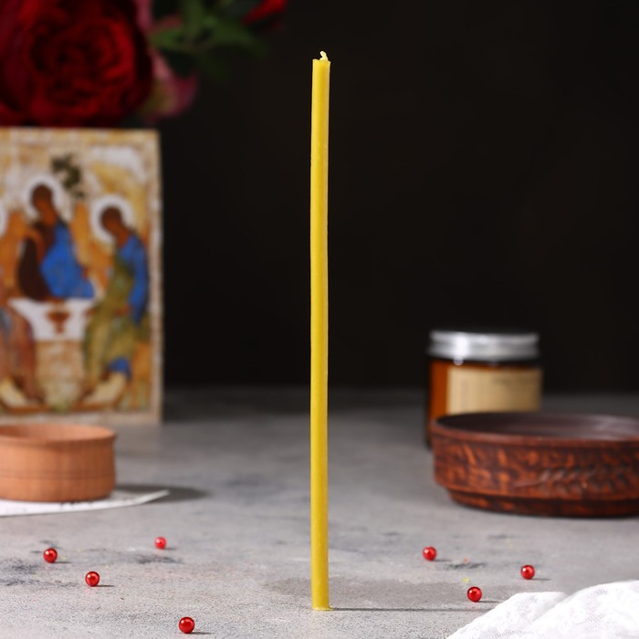 Свечи церковные медовые №60, упаковка 2кг, парафин + медовое масло Свечи церковные медовые №60, упаковка 2кг, парафин + медовое масло