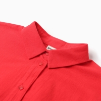 Костюм для девочки (рубашка и шорты) MINAKU, цвет красный, рост 146-152 см Костюм для девочки (рубашка и шорты) MINAKU, цвет красный, рост 146-152 см