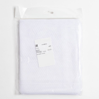 Штора кухонная без шторной ленты, 160 х165 см, цвет белый, 100% полиэстер Штора кухонная без шторной ленты, 160 х165 см, цвет белый, 100% полиэстер