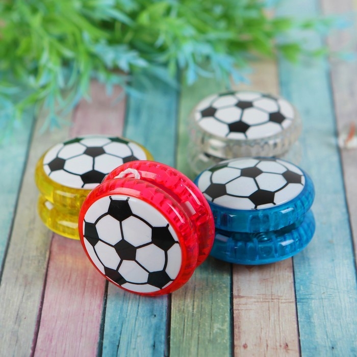 Йо-йо «Футбол», световой, цвета МИКС Йо-йо «Футбол», световой, цвета МИКС