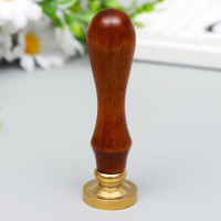 Печать для сургуча с деревянной ручкой "Маленький принц и лис" 9х2,5х2,5 см