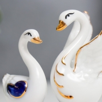 Cувенир керамика "Два лебедя - Большой любви" 7,5х7х4,5 см