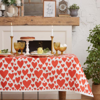 Скатерть "Этель" Red hearts 149х220см, 100% хлопок, саржа 190 г/м2 Скатерть "Этель" Red hearts 149х220см, 100% хлопок, саржа 190 г/м2