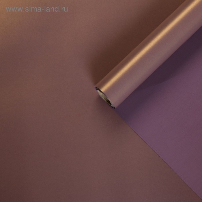 Корейская пленка для цветов перламутровая «Бархат», лаванда, 0,5 х 10 м Корейская пленка для цветов перламутровая «Бархат», лаванда, 0,5 х 10 м