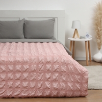 Покрывало LoveLife Texture: rosy,  200*230&plusmn;5см, микрофайбер, 100% п/э