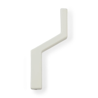 Крючок мебельный CAPPIO TRANQUILITY, однорожковый, цвет белый Крючок мебельный CAPPIO TRANQUILITY, однорожковый, цвет белый