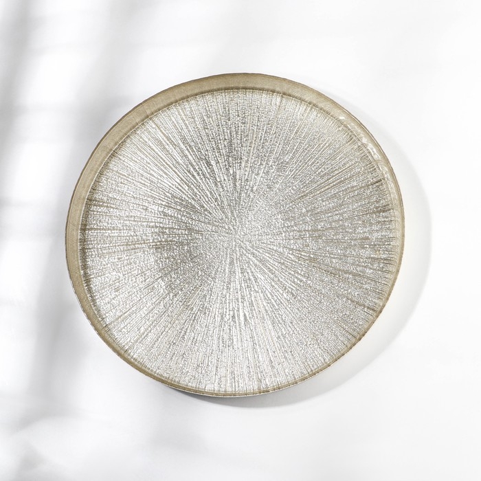 Блюдо &laquo;Кувшинка Нимфея&raquo;, стеклянное, d=21 см