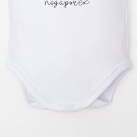 Боди с длинным рукавом Крошка Я &laquo;Пухляш&raquo;, рост 80-86 см, цвет белый