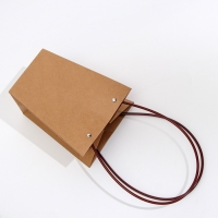 Сумка для цветов крафт влагостойкая, 17x17-11.5x11.5-20 Сумка для цветов крафт влагостойкая, 17x17-11.5x11.5-20