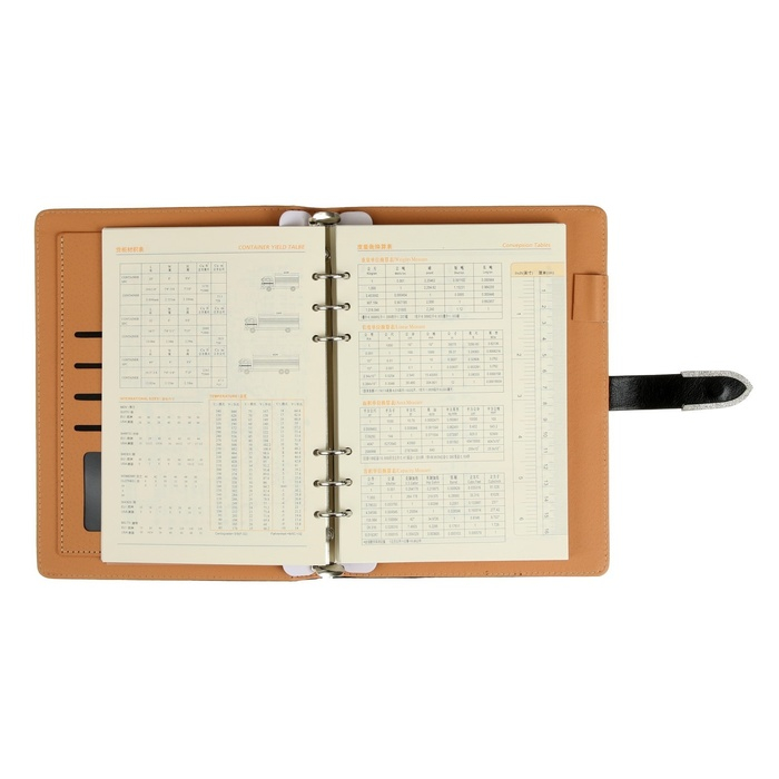 Органайзер на кольцах А5, 90 листов в линейку, с хлястиком, МИКС Органайзер на кольцах А5, 90 листов в линейку, с хлястиком, МИКС