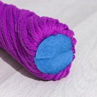 Швабра с отжимом Доляна, насадка из микрофибры &laquo;Плетенка&raquo; 80 гр, стальная ручка 119 см