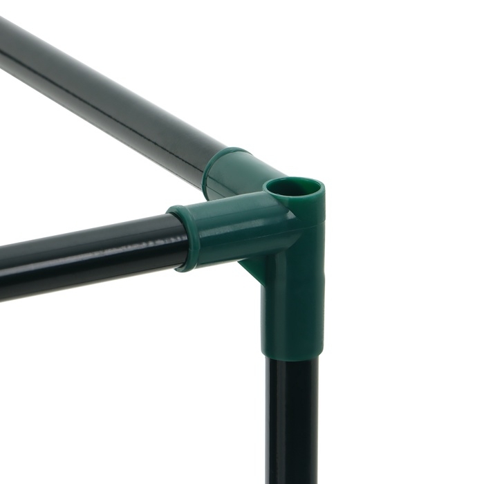 Парник-стеллаж 4 полки (сетка) 46*24*105 см, пвх пленка, мет. труба d-12 мм