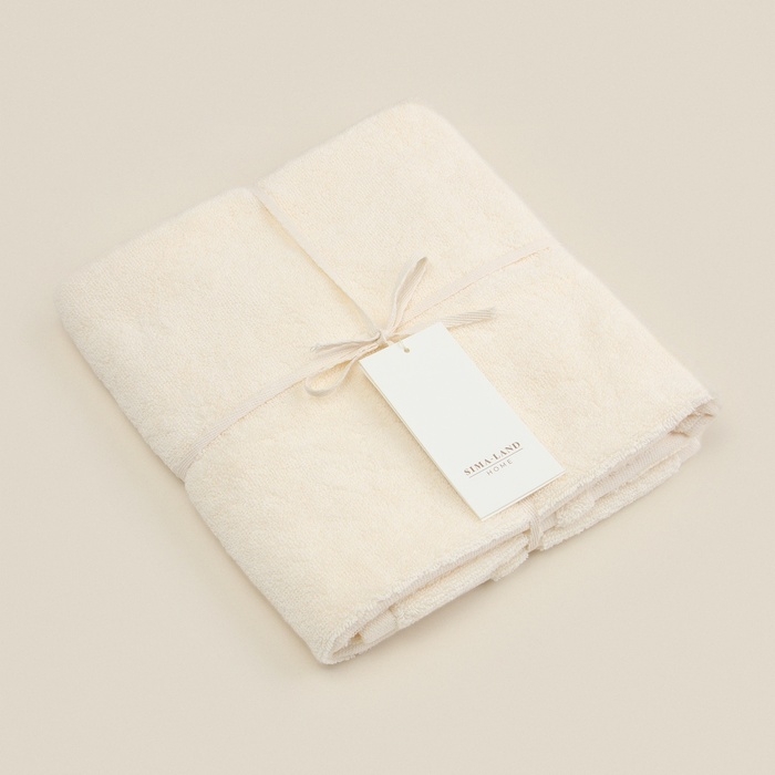 Коврик махровый SL HOME: Basic Коврик махровый SL HOME: Basic "Айвори" 50х70 см, 100% хлопок, 730 г/м2