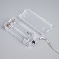 Гирлянда «Нить» роса 5 см, с насадками «Снежки», IP20, серебристая нить, 10 LED, батарейки ААх2 (не в комплекте), свечение тёплое белое Гирлянда «Нить» роса 5 см, с насадками «Снежки», IP20, серебристая нить, 10 LED, батарейки ААх2 (не в комплекте), свечение тёплое белое