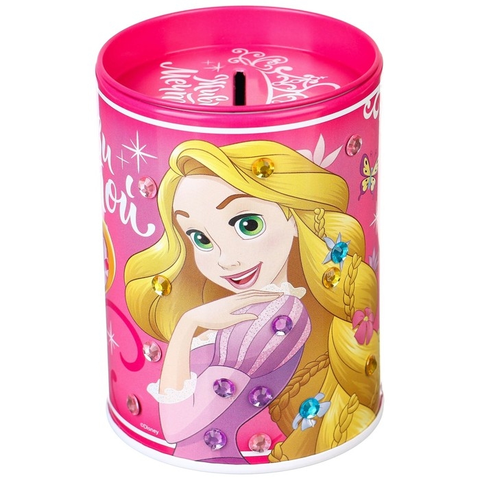 Копилка для декорирования стразами Копилка для декорирования стразами "Живи мечтой", Принцессы