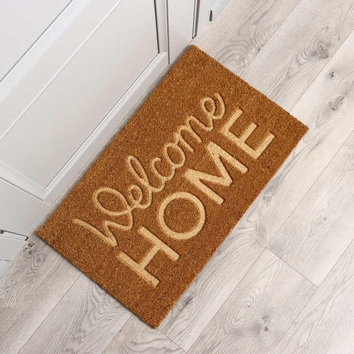 Коврик придверный LaDо́m, 45&times;75 см, кокосовое волокно