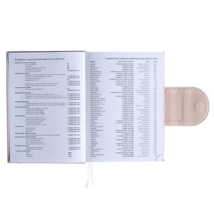 Ежедневник недатированный A5, 160 листов, deVENTE.Contea, твёрдая обложка из искусственной кожи с поролоном, розовый