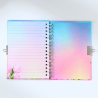 Блокнот на замочке А6, 50 л &laquo;С 8 МАРТА&raquo;