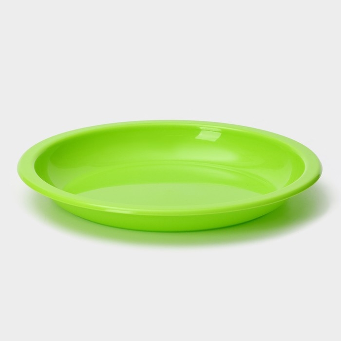 Тарелка для вторых блюд, d=18 см, цвет МИКС Тарелка для вторых блюд, d=18 см, цвет МИКС