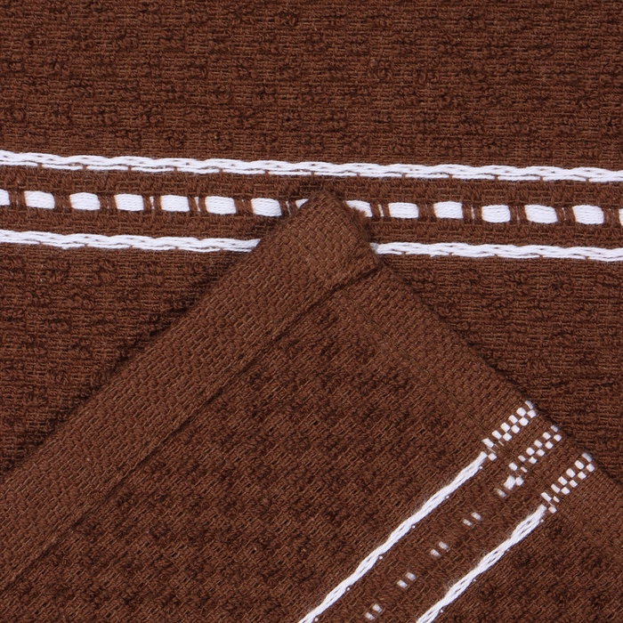 Полотенце Этель, цв. коричневый, 38х63 см, 100% хл, махра