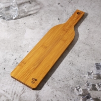 Доска сервировочная для подачи шотов, дерево &laquo;Настоящий мужчина&raquo;, 9.8х39.3 см