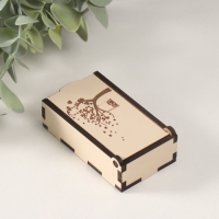 Шкатулка "Дерево с качелью" 7х4х2 см