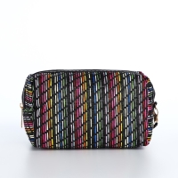 Косметичка на молнии, цвет чёрный/разноцветный Косметичка на молнии, цвет чёрный/разноцветный