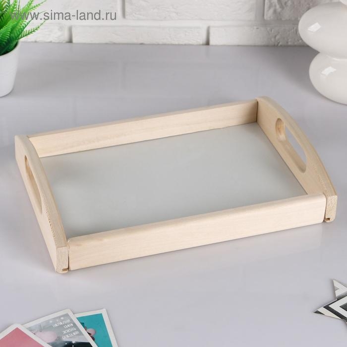 Поднос деревянный "Дачный", МАССИВ, 23&times;35&times;6,5 см