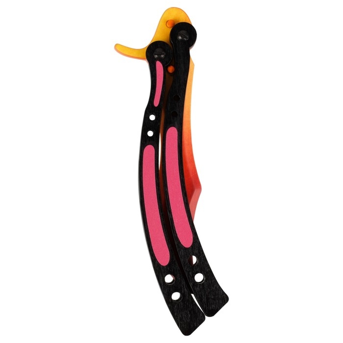 Деревянный нож-бабочка &laquo;Градиент&raquo;, серия &laquo;Легендарный&raquo;