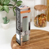 Мельница для специй Magistro Soft bamboo, керамический механизм, цвет белый Мельница для специй Magistro Soft bamboo, керамический механизм, цвет белый