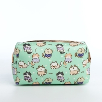 Косметичка на молнии, цвет зелёный Косметичка на молнии, цвет зелёный