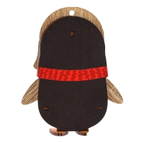 Ёлочная игрушка - подвеска деревянная сборная &laquo;Новый год! Пингвин&raquo;