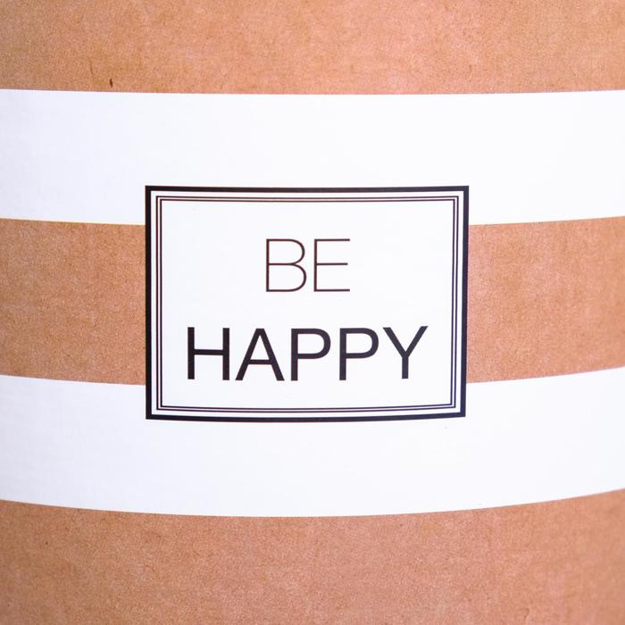 Набор круглых коробок 5 в 1, упаковка подарочная, &laquo;Крафт&raquo;,15 х 15 х15 - 23 х 23 х 25 см