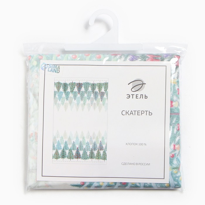 Скатерть Этель &laquo;Сказочный лес&raquo;, 110х149 см, 100% хл, саржа 190 г/м2