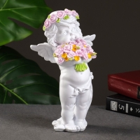 Фигура "Ангел с розами", 13х9х22см Фигура "Ангел с розами", 13х9х22см